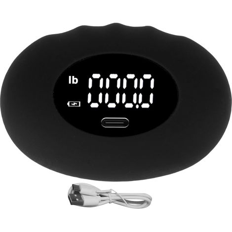Dynamomètre à Main Numérique, 180 kg/396 lb Testeur de Force de Préhension Dynamometre Électronique Rechargeable pour Entraînement de Fitness