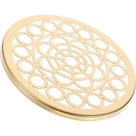 Grille Métallique pour Vase, Support D’Arrangement Floral, Or, Préserve la Forme du Bouquet, Nettoyage Facile, pour Bouquet et Plante, Centre de Table, Espaces Commerciaux (1/5)