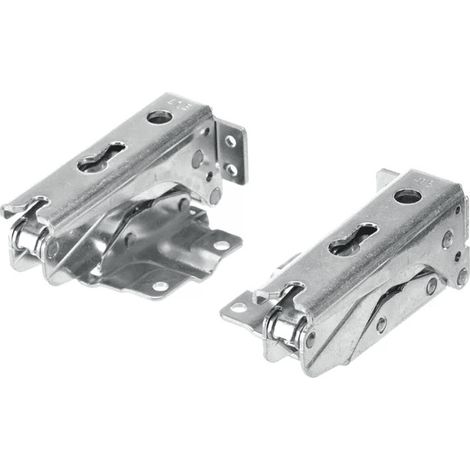 CHARNIERES DE PORTE REFRIGERATEUR KIT 2 POUR REFRIGERATEUR BOSCH - 00481147 (1/7)