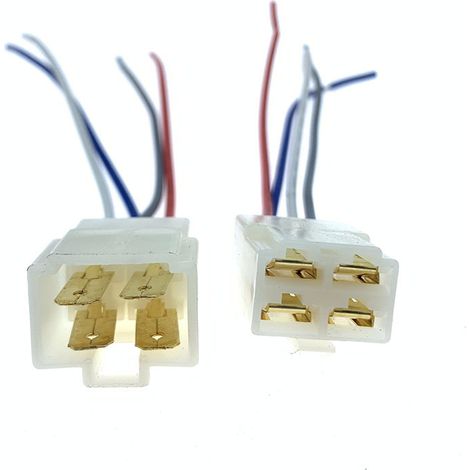 Connecteur de conversion de borne de vitesse étanche automobile 4P mâle/femelle...