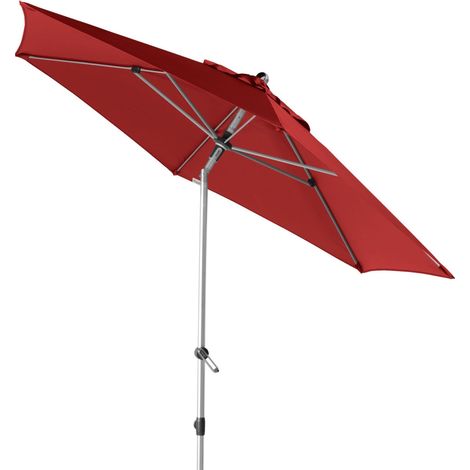 Doppler Expert Auto Tilt ø 280 cm Sonnenschirm 6 Farbvarianten Mittelmastschirm 428441 833 Bordeaux (1/5)