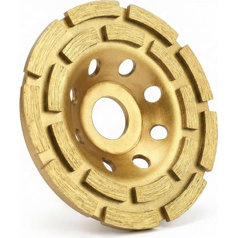 APEX Diamant meule, diamant à meuler béton, 115 mm x 22.2 mm pour béton, plâtre, granit, résine, colles à carrelage, pierre naturelle, etc. (1/5)