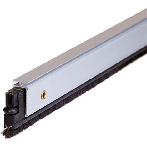 Burlete Bajo Puerta 092Cm Tornillos Cepillo Aluminio Oro Almalock-2 Alma