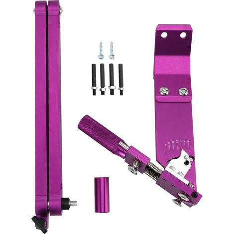 Affûteuse de lames de tondeuse réglable de 15° à 45° Outil d'affûtage de lames de tondeuse en alliage de zinc violet (1/5)