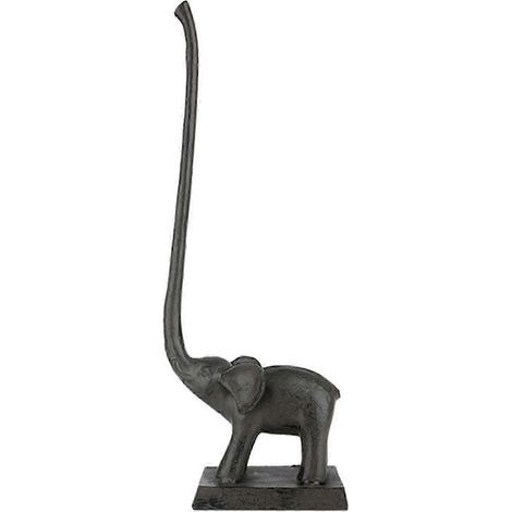 Porte-rouleau de papier toilette sans perçage en forme d'animal sur pied motif éléphant décoratif (1/2)