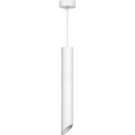 Suspension Luminaire Biseautée GU10 IP20 50cm Blanc - SILAMP (1/2)