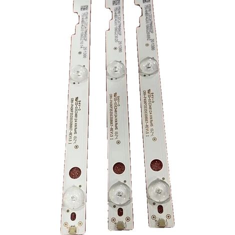 Barra de retroiluminación LED, aluminio, longitud 786 mm, compatible con varios modelos, flujo luminoso 62, alimentación CC. (1/4)