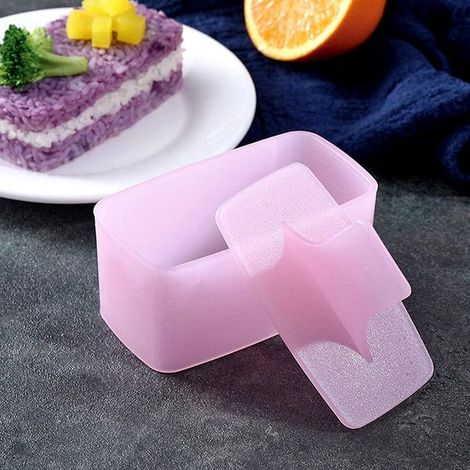 Onigiri-Form Dreieckige Sushi-Formen Onigiri-Sushi-Form Reisbällchen-Form Sushi-Set Kleine Onigiri-Formen Onigiri-Form DIY-Sushi-Produktionsset (1/4)