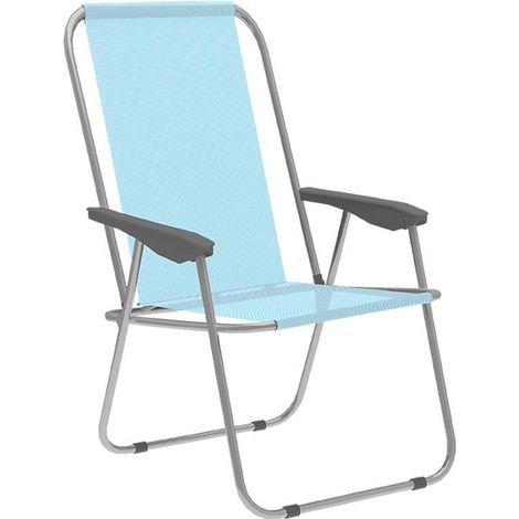 Marbueno Silla Plegable Color Azul para Playa y Piscina