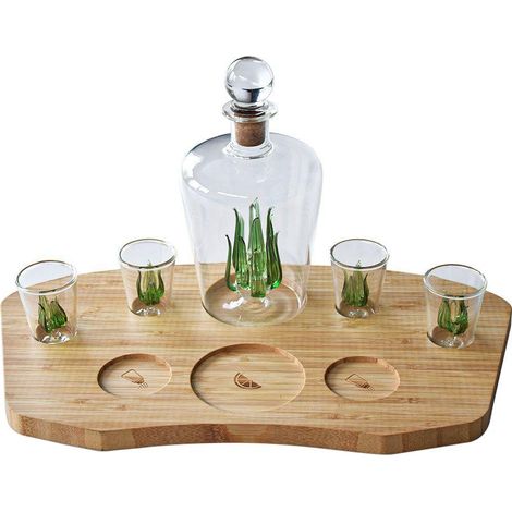 Northix Agawa Set Karaffe aus klarem Glas 84 cl (1/5)