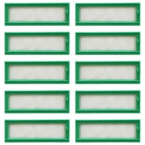 LAN Lot de 10 filtres à poussière de rechange HEPA pour aspirateur Vorwerk Kobold VR200 (1/5)