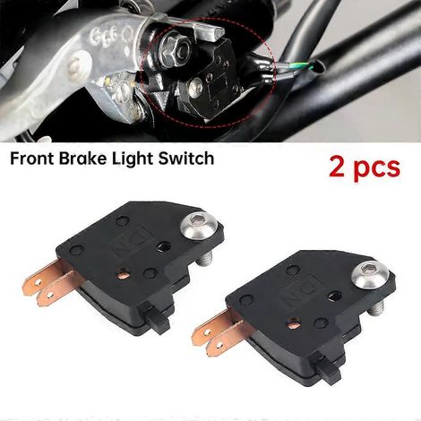 Aplicable a SUZUKI GSX-8S GSR 600 750 GSXR 1000 GSXS 950 GSX GSF 400 1250 BANDIT Gladius 650 Hayabusa Interruptor del sensor de la luz de freno delantera (2 interruptores) (1/5)