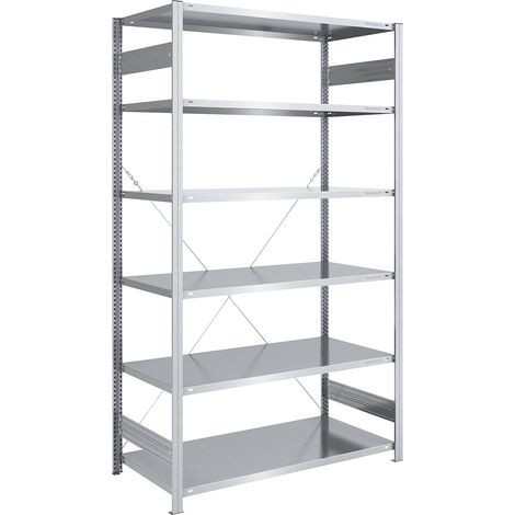 eurokraft pro, Rayonnage emboîtable extra-large, galvanisé, (1/5)