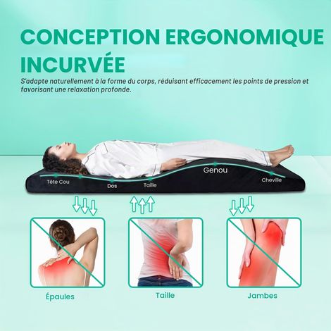 Matelas Extension de Cils, Matelas à Cils Courbé, Surmatelas Table de Massage, Coussin pour Lit de Cils pour Salon de Beauté (1/5)