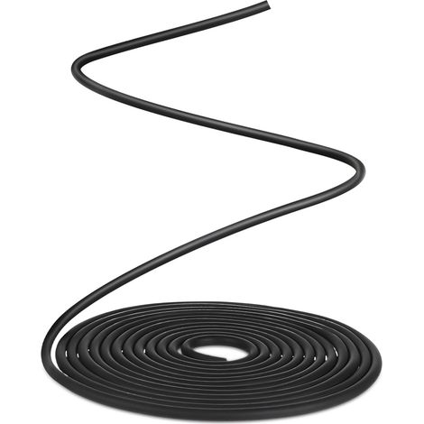 d étanchéité en caoutchouc noir de 6 mm tige flexible pour