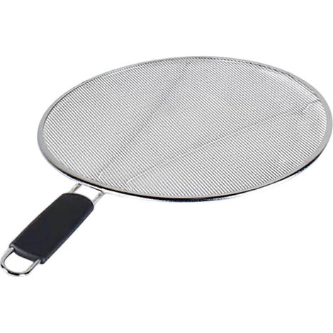 Couvercle anti-éclaboussures d'huile en acier inoxydable, grille de protection à mailles fines, filtre à résidus d'huile, ustensiles de cuisine (1/5)