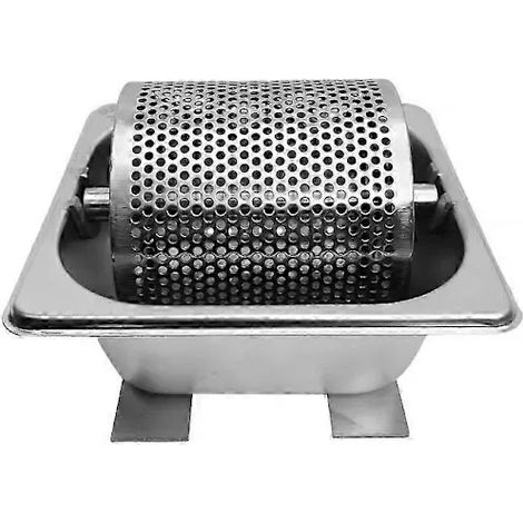 American-style hamburger tool: Stainless steel grease roller