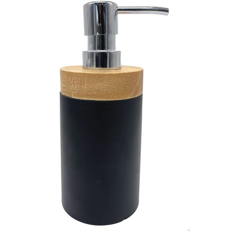 BATHSTAGE 68004 B-LUK Dosificador Negro Madera - ref: BS-68004 (1/2)