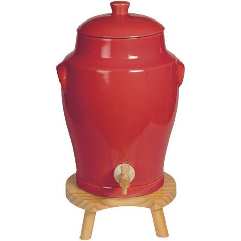 Vinaigrier 4l Rouge Flamboyant Grande Capacité, Couleur Vive, Idéal Pour Le Fait-maison - Duhalle