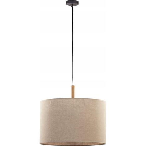 TK Deva Suspension cylindrique en pin, crème, 1 x E27
