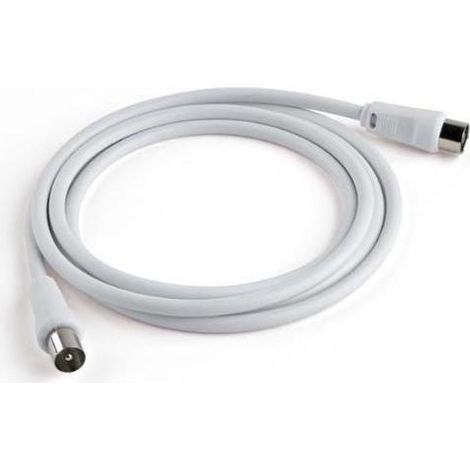 Meliconi ANT2M câble coaxial 2 m 9,5 mm Blanc