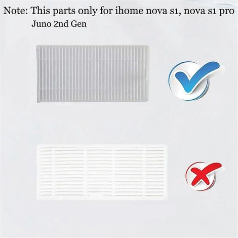 Ersatzteile für den iHome Nova S1 Pro Saugroboter, Modelle IHRVS1PRO-3BLK, IHRVS1-3BLKS, IHRV9-BLKS (1/5)
