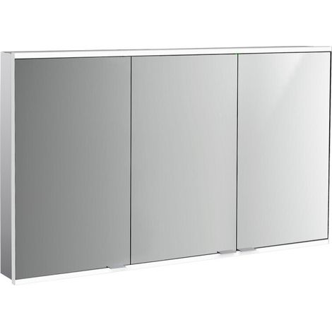 emco 800 Lichtspiegelschrank, Aufputz/Unterputz, 3 Türen, 1600mm, (1/3)