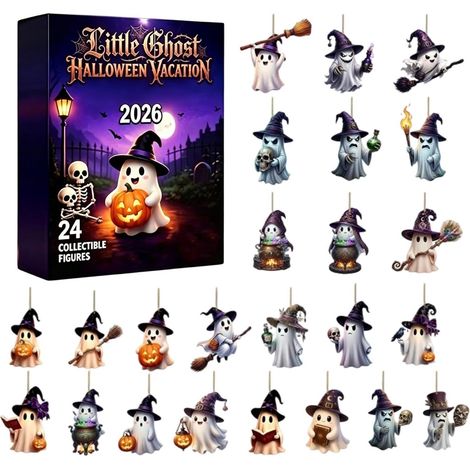Nouveautés : décorations de Halloween en résine, figurines de table, statues de fantômes, citrouilles et chats, décorations pour fêtes et soirées (1/5)