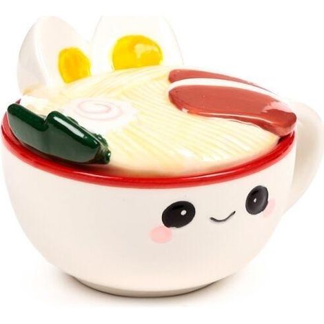 Taza de cerámica Nori para ramen con tapa