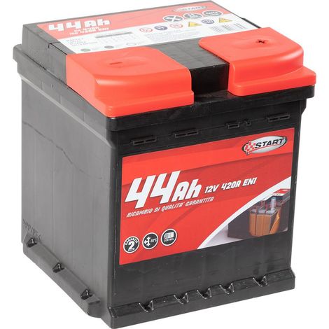 Batteria Auto 44AH 12V 420A polo positivo destro Cassetta L0 (1/4)