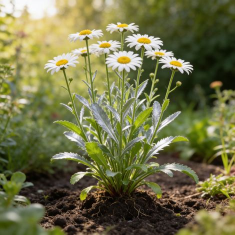 Marguerite Silberprinzesschen 20cm Godet 9cm - Leucanthemum (1/4)