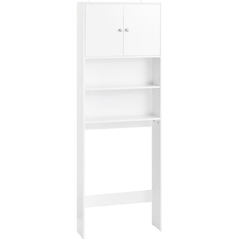 SoBuy Over Toilet Cabinet Bathroom Space Saver Cupboard,BZR165-W (1/5)