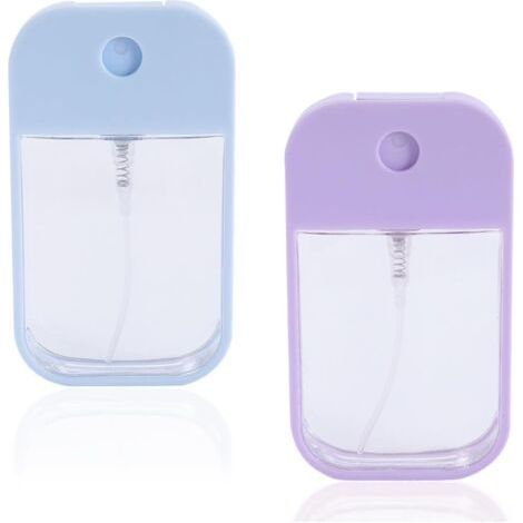 Lot of 2PCS Empty Spray Bottle, Perfume Spray, For Perfume, Essential Oils and Cosmetics, 45ML, Blue, Purple (1/5)