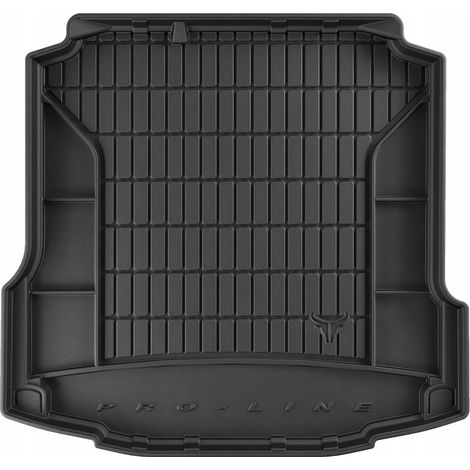 Alfombrilla de goma para maletero SKODA Rapid Liftback 2012-2019 TM bw (1/5)
