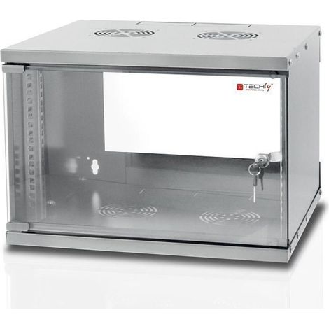 GABINETE DE PARED TECHLY ECO 19 6U/450MM ENSAMBLADO S (1/5)