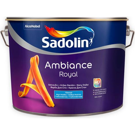 Sadolin Ambiance Royal Blanc peinture intérieure mat 10 litres
