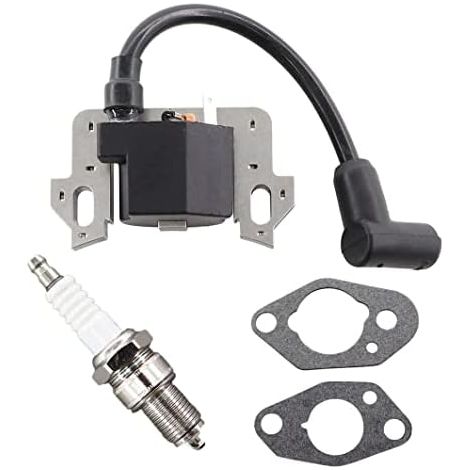 Bobine d'allumage GCV160 pour tondeuse à gazon Honda HRB216 HRR216 HRS216 HRT216 HRX217 HRZ216 GCV135 GCV190 GSV160 GC135 GC160 GC190 30500-ZL8-014 30500-ZL8-004 avec joints de bougie (1/5)