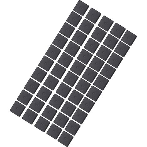 50 embouts de fixation en plastique noir pour profilés aluminium standard 2020/3030/4040 (1/5)