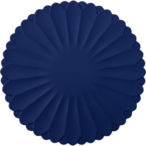 Dessous de plat en silicone bleu résistant à la chaleur, 18 cm, antidérapant, inodore, protège-table de cuisine
