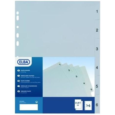 Elba 400006684 divisor Polipropileno (PP) Multicolor 31 pieza(s)