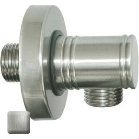 Raccord mural avec rosace 1/2"M NPT Liberty Nickel satiné - Bossini V00223094