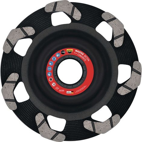 Muela de diamante STU 150 mm para máquinas de hormigón Hilti 19 mm SAMEDIA