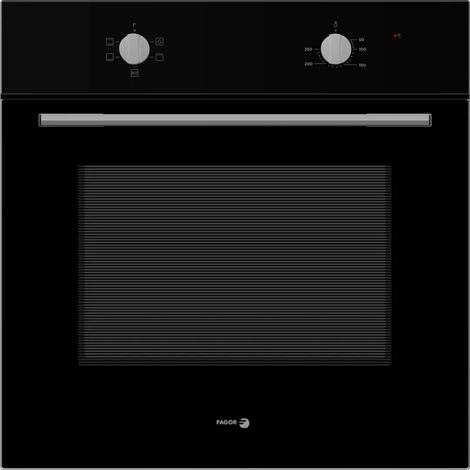 Fagor – Four traditionnel hydrolyse 70L – Convection naturelle – Classe énergétique A – Nettoyage facile par hydrolyse – Couleur noir