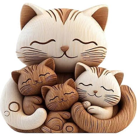 2D Flat Wooden Ornaments For Home Decoration
