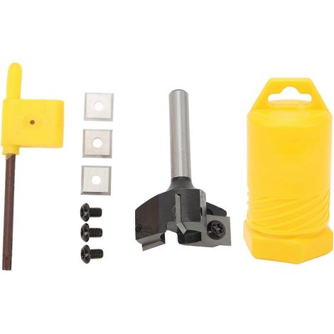 3-schneidiger Wendeschneidplattenfräser, 8-mm-Schaft, 1-1/2 Zoll Schnittdurchmesser, Fräser für Holzplattenpläne