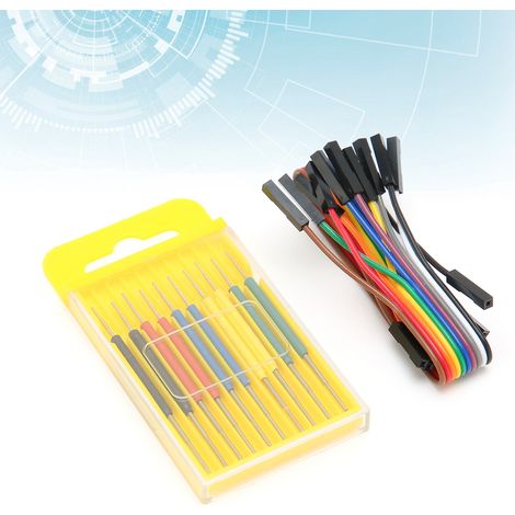 Pinces miniatures pour circuits intégrés (10 pièces/jeu) - Adaptateur pour mini-puce SOP/SOIC/CI à broches de test. (1/5)