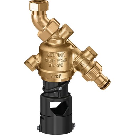 Séparateur de système type BA pour vanne de décharge, pour le remplissage conforme aux normes des installations de chauffage 3/4" (1/2)