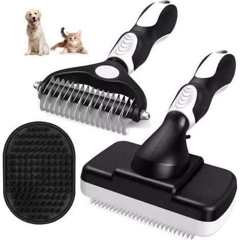 Brosse Chien, Brosse Chien Poil Long, Brosse Pour Chien, Brosse Anti Poil, Brosse Pour Chien à Poils Longs, Peigne Chat, Riduce Del 90% la Perdita di Pelii
