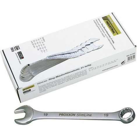 Jeu de clés mixtes PROXXON SlimLine (21 pièces) - 23822 (1/2)