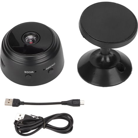 Caméra de Sécurité WiFi Intérieure Mini 1080P Vision Nocturne Grand Angle Enregistrement Vidéo (1/5)